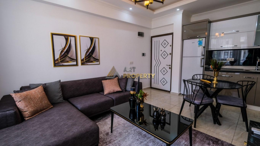 Отличная меблированная квартира планировки 1+1, 48м2 в центральной части города Аланья - Ракурс 8