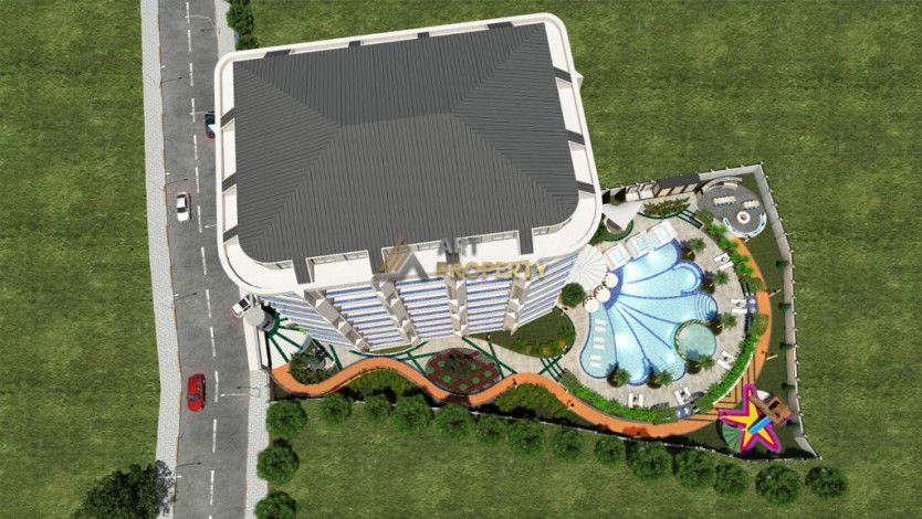 Апартаменты планировки 2+1, 100м2 в премиум комплексе в центре Алании - Ракурс 23