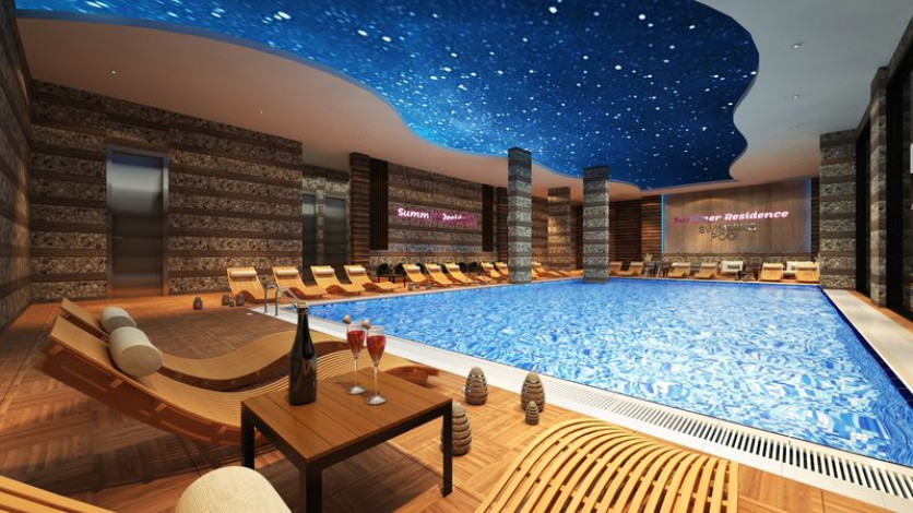 Шикарная резиденция с богатой инфраструктурой недалеко от моря и центра города, 55-148 м2 - Ракурс 8