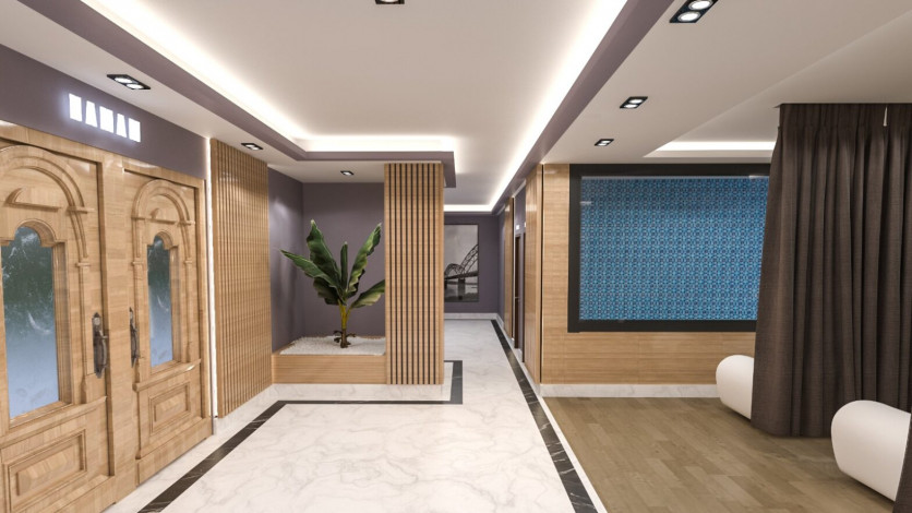 Новый жилой комплекс с апартаментами 1+1, 2+1 в районе Газипаша, Аланья - Ракурс 18