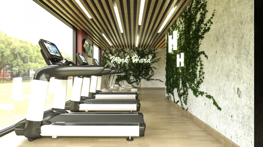 Новый жилой комплекс с апартаментами 1+1, 2+1 в районе Газипаша, Аланья - Ракурс 21