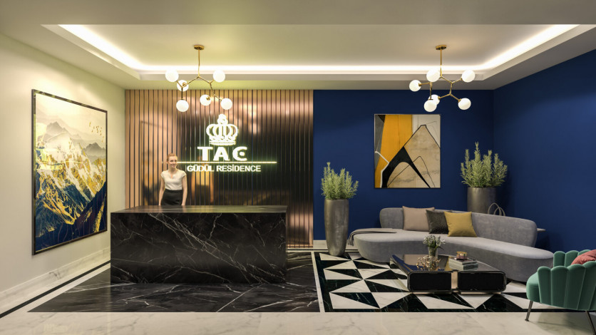 Новый жилой комплекс с апартаментами 1+1, 2+1 в районе Газипаша, Аланья - Ракурс 23