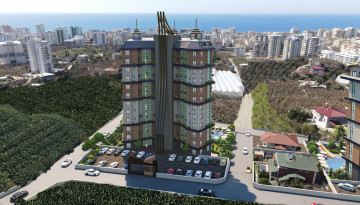 Новый жилой комплекс с квартирами 1+1, 2+1 и 3+1 в популярном районе Махмутлар - Ракурс 6