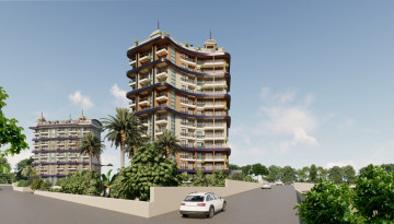 Новый жилой комплекс с квартирами 1+1, 2+1 и 3+1 в популярном районе Махмутлар - Ракурс 13