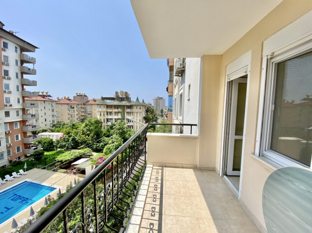 Меблированная квартира планировки 2+1, 105м2 в центре города Аланья - Ракурс 16