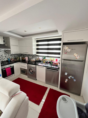 Меблированная квартира планировки 1+1, 50м2 в центре города Аланья - Ракурс 4