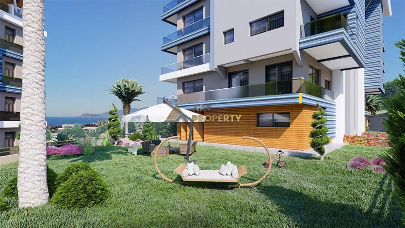 Апартаменты планировки 1+1, 55м2 в современном жилом комплексе, район Каргыджак - Ракурс 19