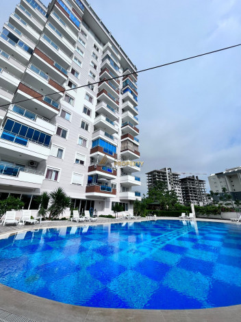 Меблированная квартира планировки 1+1, 70м2 с видом на историческое наследие и Средиземное море, Махмутлар - Ракурс 16