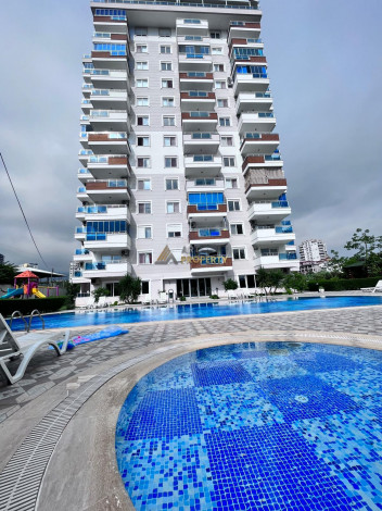 Меблированная квартира планировки 1+1, 70м2 с видом на историческое наследие и Средиземное море, Махмутлар - Ракурс 18