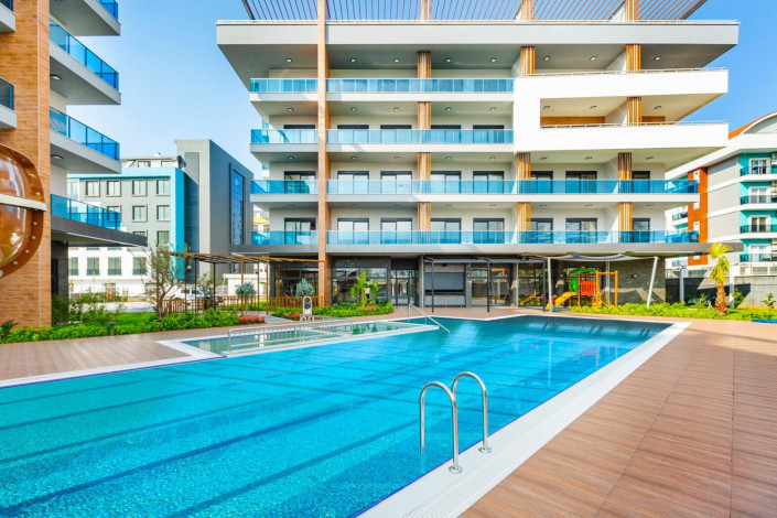 Апартаменты планировки 2+1, 110м2 в комплексе класса люкс в районе Оба - Ракурс 11