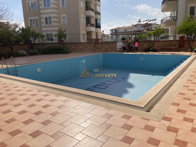 Меблированная квартира планировки 2+1, 120м2 с видом на море и крепости Алании, район Джикджилли - Ракурс 4