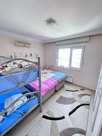 Меблированная квартира планировки 2+1, 120м2 с видом на море и крепости Алании, район Джикджилли - Ракурс 20