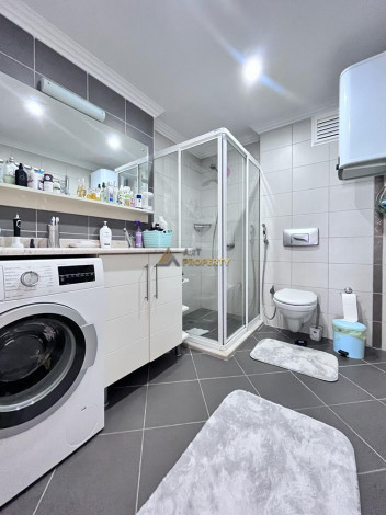 Меблированная квартира планировки 2+1, 120м2 с видом на море и крепости Алании, район Джикджилли - Ракурс 22