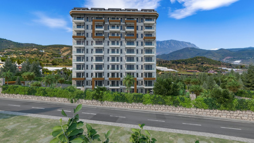Выгодные инвестиции! Новый проект на этапе котлована в перспективном районе Демирташ, 65-130 м2 - Ракурс 0
