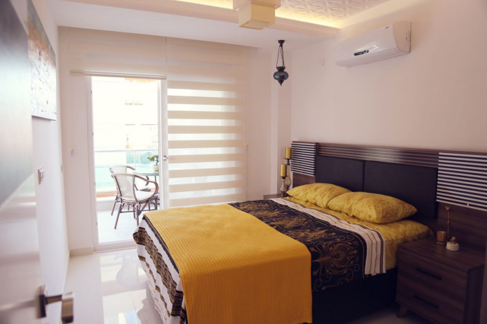 Меблированная квартира планировки 1+1, 60м2 в шаговой доступности до пляжа Клеопатра - Ракурс 16