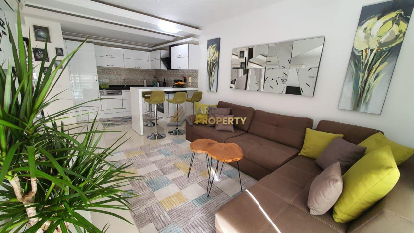 Меблированная квартира планировки 1+1, 60м2 в шаговой доступности до пляжа Клеопатра - Ракурс 19