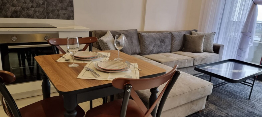 Меблированная квартира планировки 1+1, 60м2 в районе Каргыджак - Ракурс 10