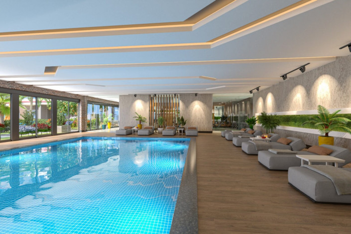 Меблированная квартира планировки 1+1, 60м2 в районе Каргыджак - Ракурс 11