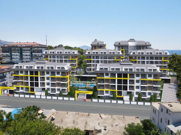 Шикарная резиденция с богатой инфраструктурой недалеко от моря и центра города, 55-148 м2 - Ракурс 4