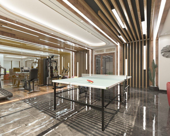 Новый современный проект на стадии строительства с апартаментами  2+1 и 3+1 в районе Оба - Ракурс 13