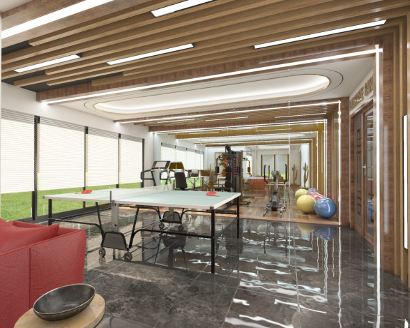 Новый современный проект на стадии строительства с апартаментами  2+1 и 3+1 в районе Оба - Ракурс 14