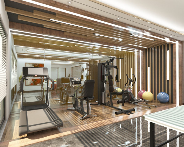 Новый современный проект на стадии строительства с апартаментами  2+1 и 3+1 в районе Оба - Ракурс 15