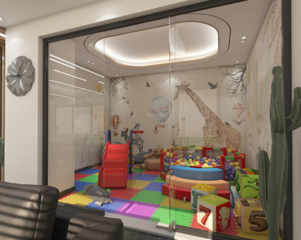 Новый современный проект на стадии строительства с апартаментами  2+1 и 3+1 в районе Оба - Ракурс 17