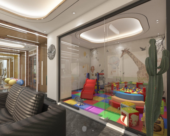 Новый современный проект на стадии строительства с апартаментами  2+1 и 3+1 в районе Оба - Ракурс 18