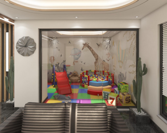 Новый современный проект на стадии строительства с апартаментами  2+1 и 3+1 в районе Оба - Ракурс 20