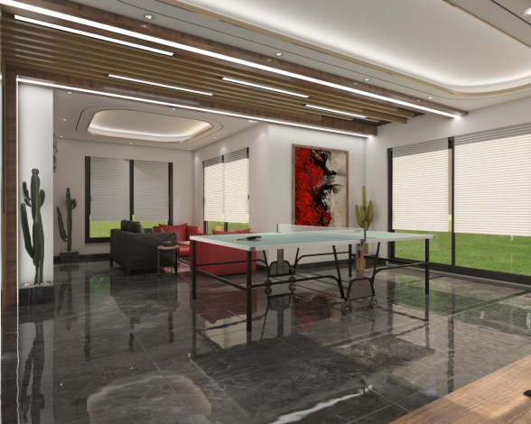 Новый современный проект на стадии строительства с апартаментами  2+1 и 3+1 в районе Оба - Ракурс 22