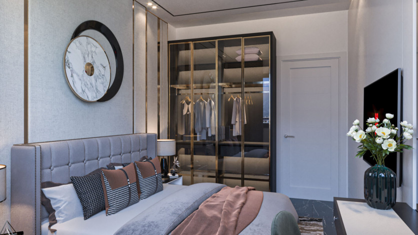 Инвестиционный проект с апартаментами 1+1 и 2+1 в самом сердце района Махмутлар - Ракурс 10