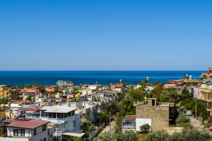 Выгодные инвестиции! Новый проект на этапе котлована в перспективном районе Демирташ, 65-130 м2 - Ракурс 33