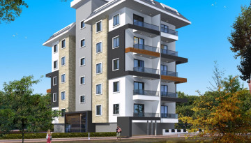 Новый уютный инвестиционный проект с квартирами 1+1 и 2+1 в районе Махмутлар - Ракурс 17