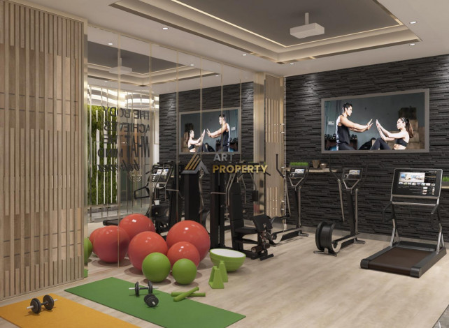 Новый уютный инвестиционный проект с квартирами 1+1 и 2+1 в районе Махмутлар - Ракурс 17