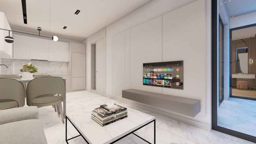 Новый уютный инвестиционный проект с квартирами 1+1 и 2+1 в районе Махмутлар - Ракурс 20