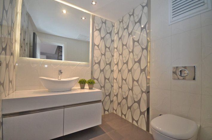 Меблированный дуплекс планировки 2+1, 100м2 с видом на Средиземное море - Ракурс 12