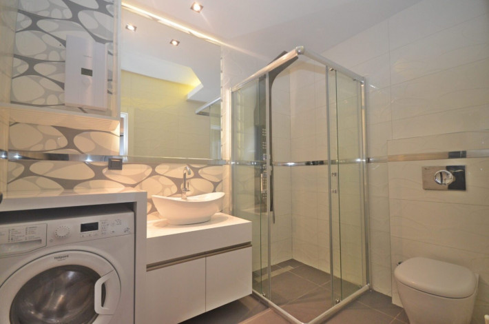 Меблированный дуплекс планировки 2+1, 100м2 с видом на Средиземное море - Ракурс 18