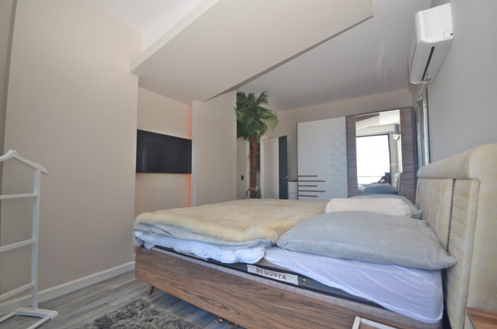 Меблированный дуплекс планировки 2+1, 100м2 с видом на Средиземное море - Ракурс 20