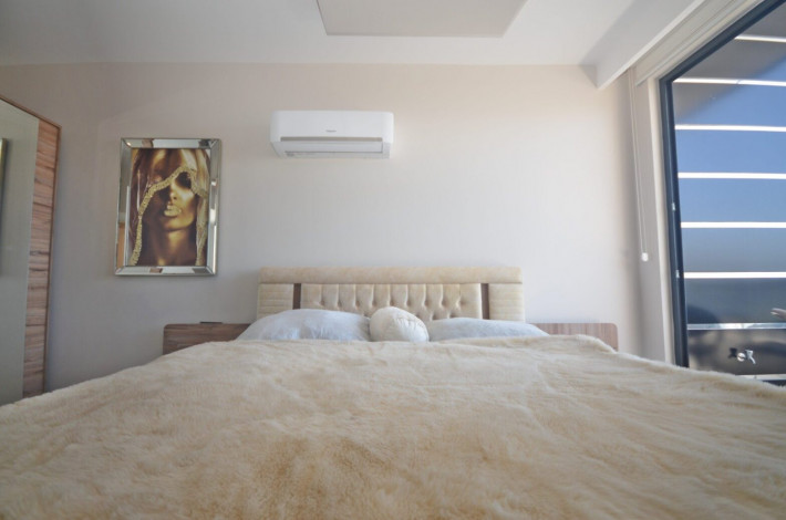 Меблированный дуплекс планировки 2+1, 100м2 с видом на Средиземное море - Ракурс 21