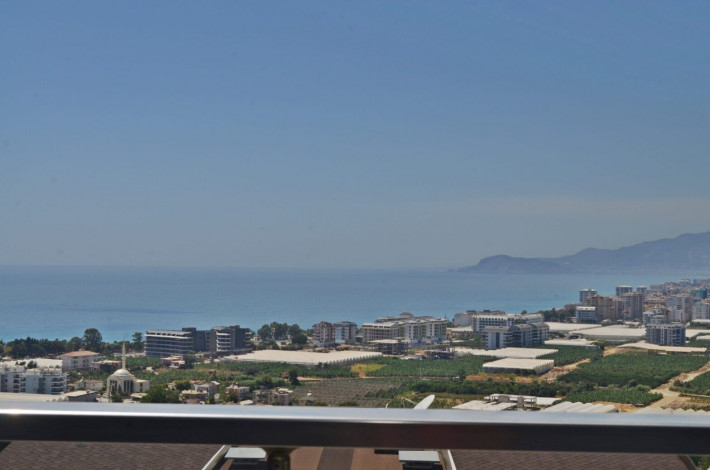 Меблированный дуплекс планировки 2+1, 100м2 с видом на Средиземное море - Ракурс 22