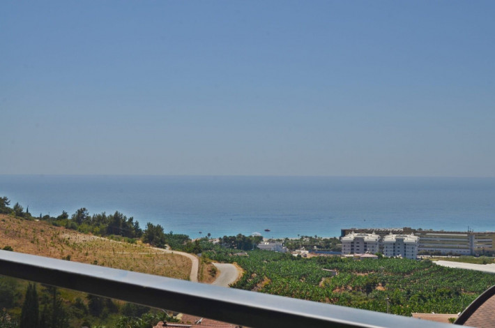 Меблированный дуплекс планировки 2+1, 100м2 с видом на Средиземное море - Ракурс 26