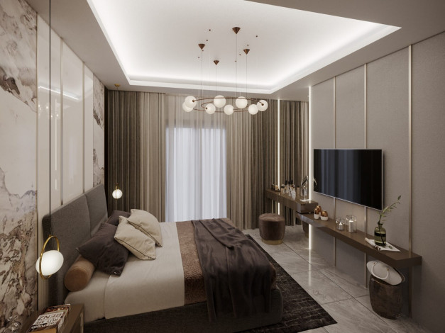 Новый инвестиционный проект в районе Газипаша с апартаментами 1+1, 2+1 и 3+1 - Ракурс 2