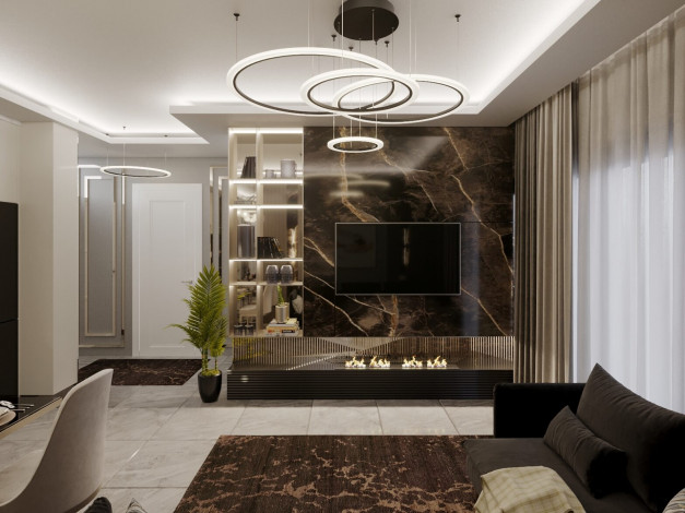 Новый инвестиционный проект в районе Газипаша с апартаментами 1+1, 2+1 и 3+1 - Ракурс 7