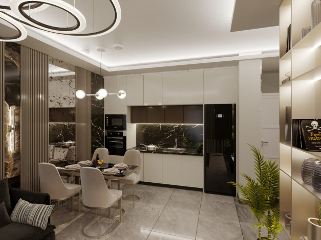 Новый инвестиционный проект в районе Газипаша с апартаментами 1+1, 2+1 и 3+1 - Ракурс 10