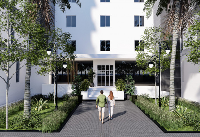 Новый инвестиционный проект в районе Газипаша с апартаментами 1+1, 2+1 и 3+1 - Ракурс 15