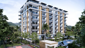 Новый инвестиционный проект в районе Газипаша с апартаментами 1+1, 2+1 и 3+1 - Ракурс 19