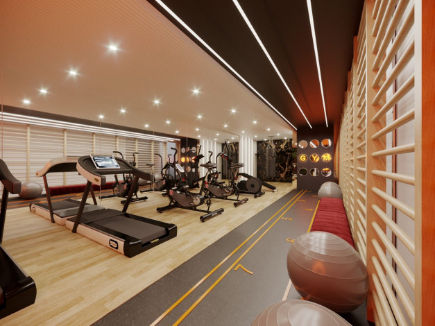 Новый инвестиционный проект в районе Газипаша с апартаментами 1+1, 2+1 и 3+1 - Ракурс 23