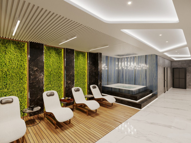 Новый инвестиционный проект в районе Газипаша с апартаментами 1+1, 2+1 и 3+1 - Ракурс 41