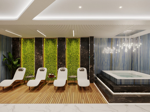 Новый инвестиционный проект в районе Газипаша с апартаментами 1+1, 2+1 и 3+1 - Ракурс 44