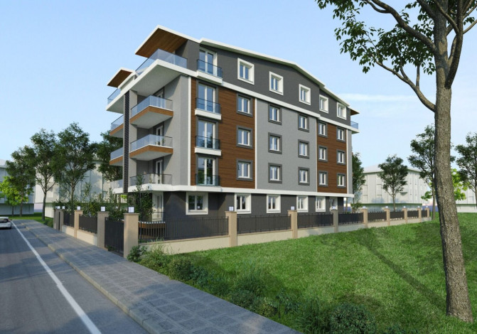 Квартиры планировок 2+1 и 4+1 в новом жилом комплексе в районе Газипаша - Ракурс 2